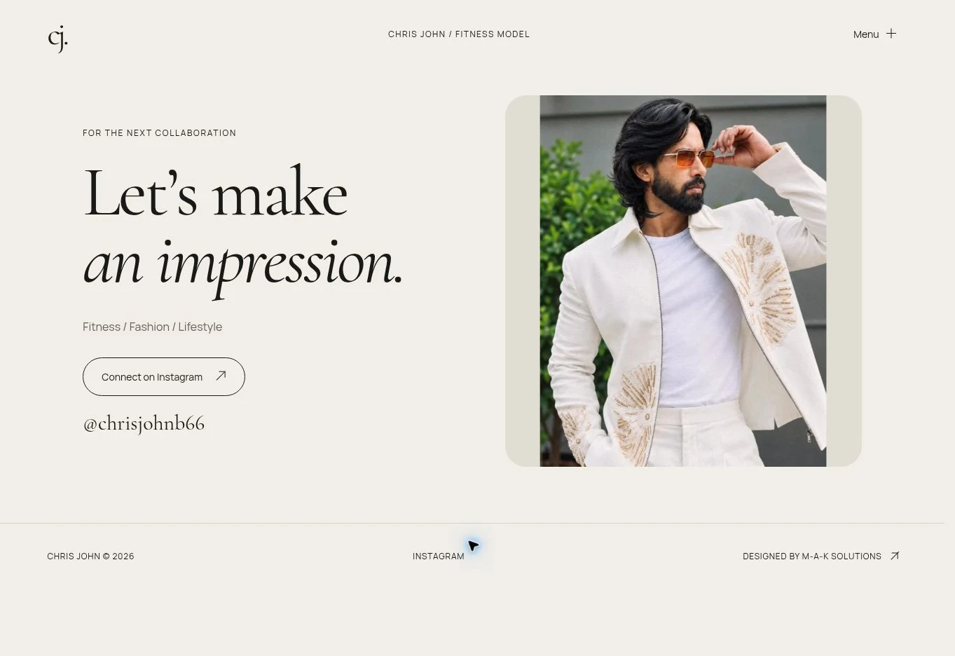 Chris John — collaboration contact page