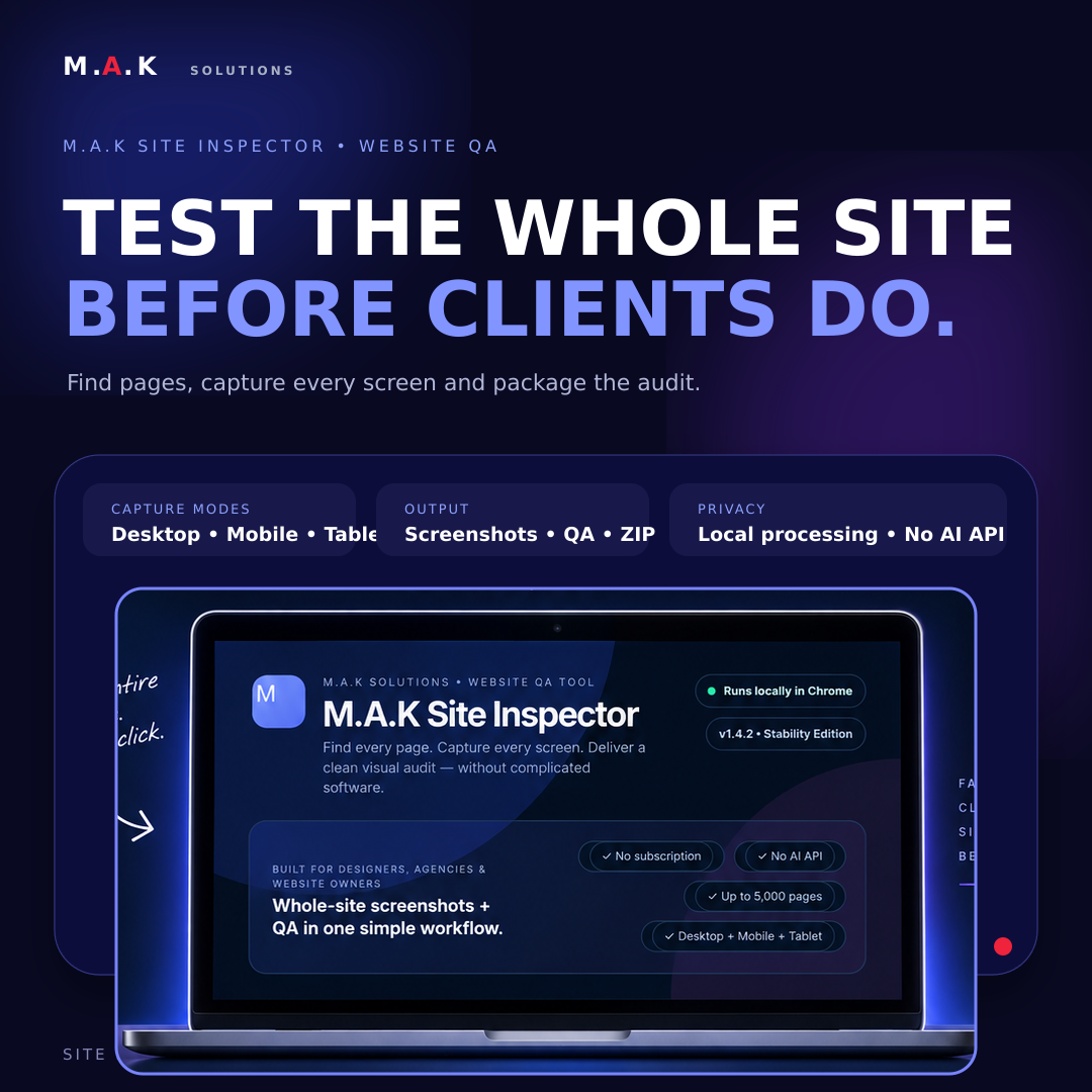 M.A.K Site Inspector